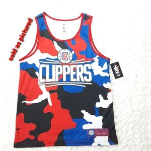 NBA CAMO LOS ANGELES CLIPPERS VXM8646S TANK TOP